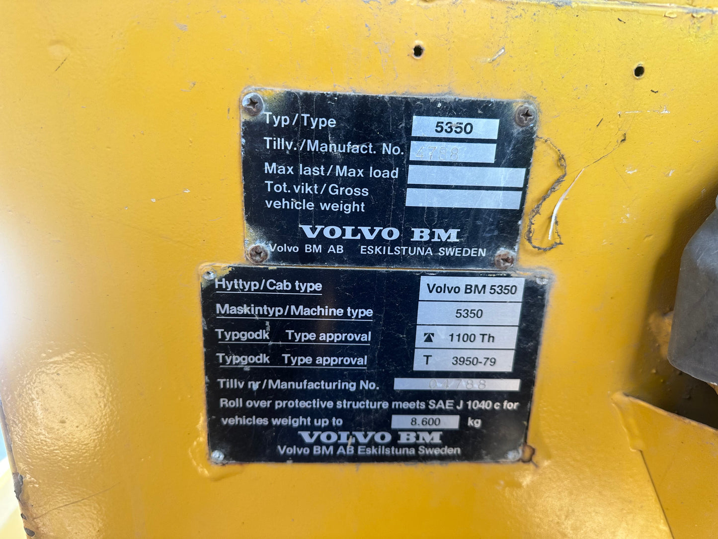 1982 Volvo BM 5350 Moxy