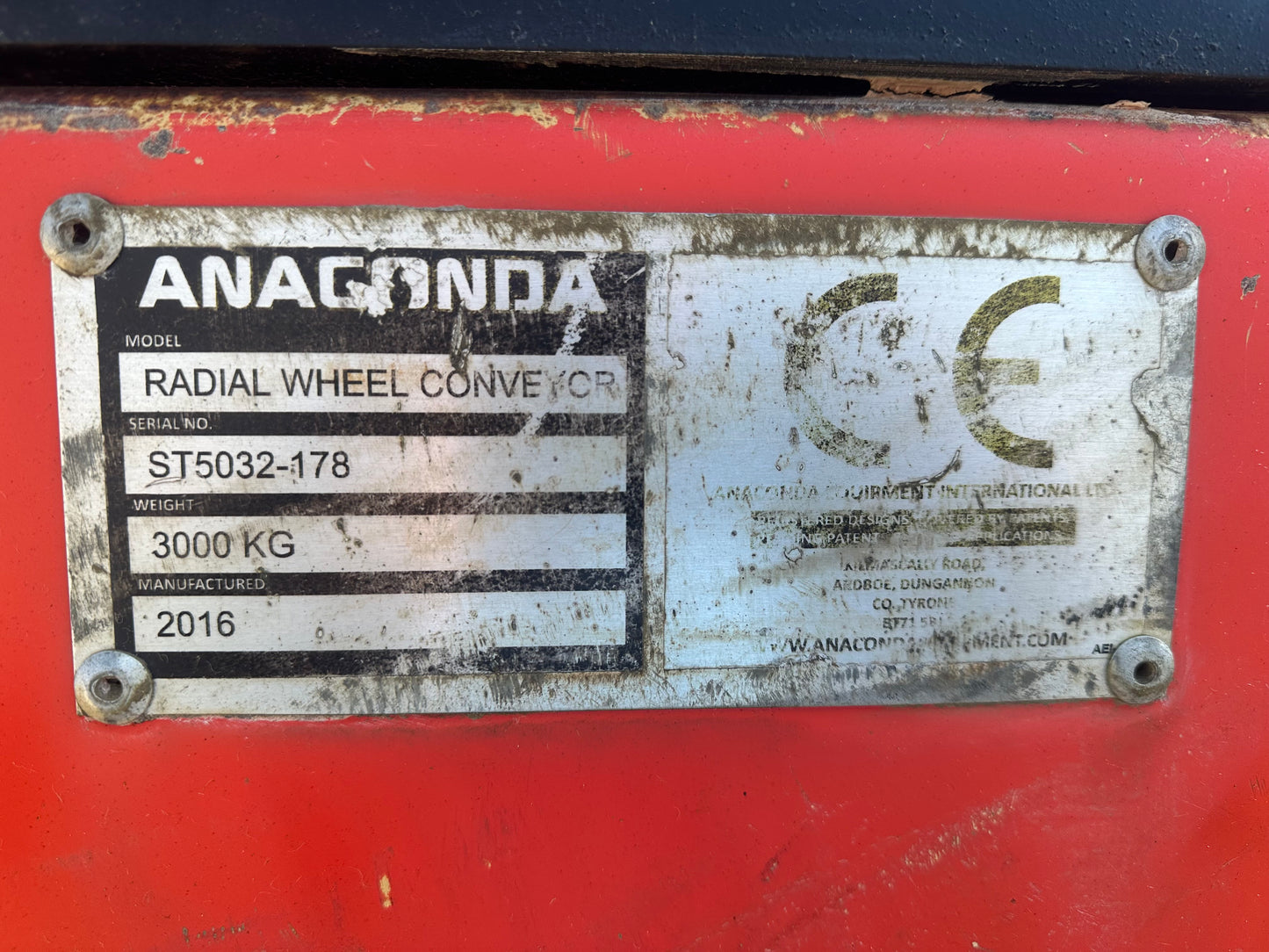 2016 Anaconda Radial Wheel Stacker
